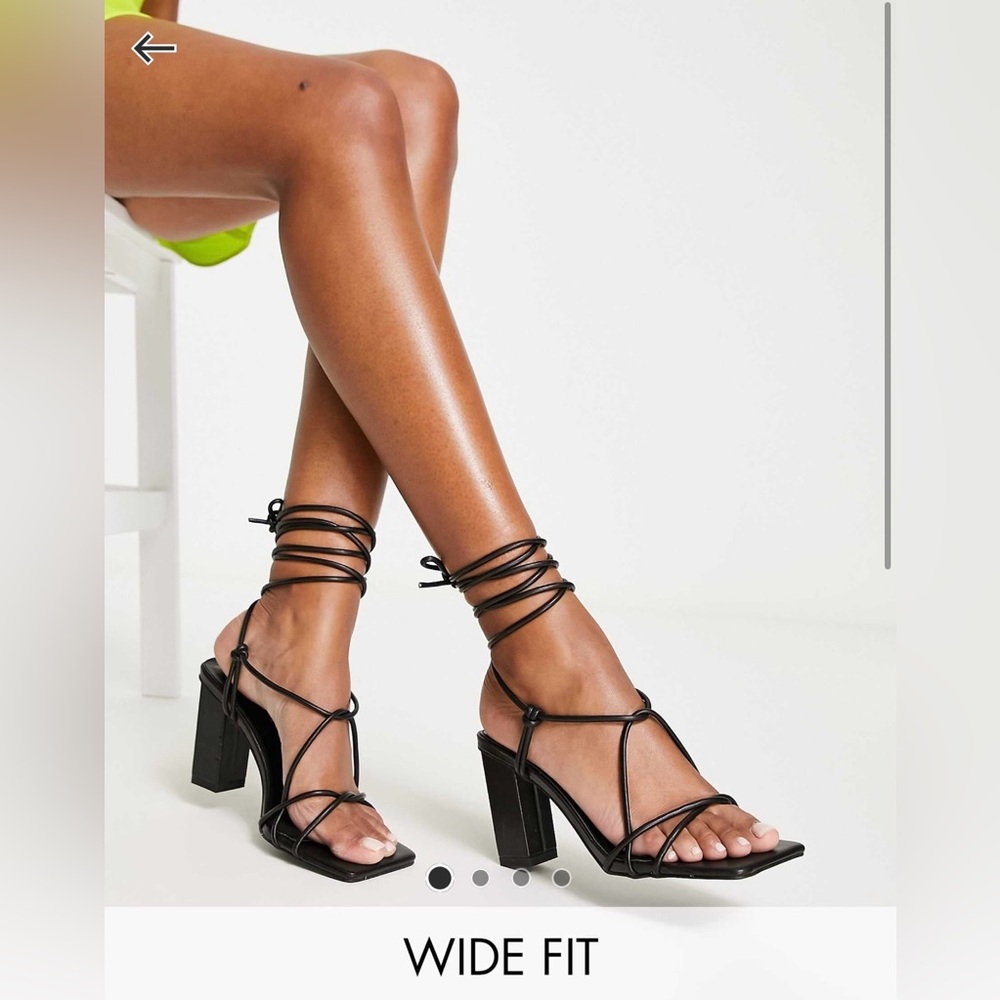 Black Strappy Heels